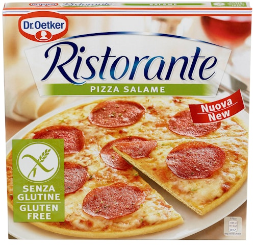 Bilde: © Dr. Oetker / Kolonial.no Dr. Oetker Ristorante Salame Glutenfri, 315 g