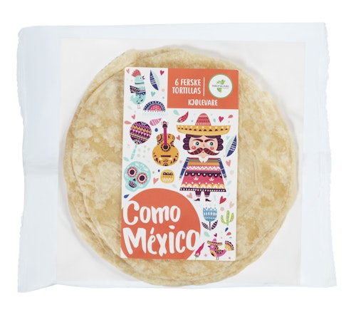 Bilde: © Como Mexico / Oda Como Mexico Fersk Hvetetortilla Como Mexico 300 g