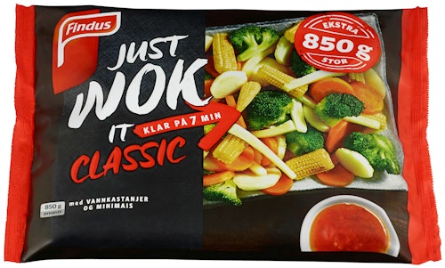 Bilde: © Findus / Oda Findus Wok Classic Big Pack 850 g
