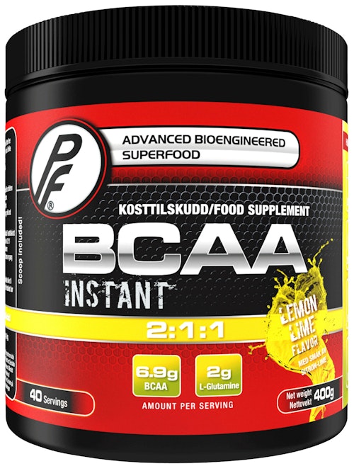 Bilde: © Proteinfabrikken / Kolonial.no Proteinfabrikken Kosttilskudd BCAA Lemon Lime 400 g