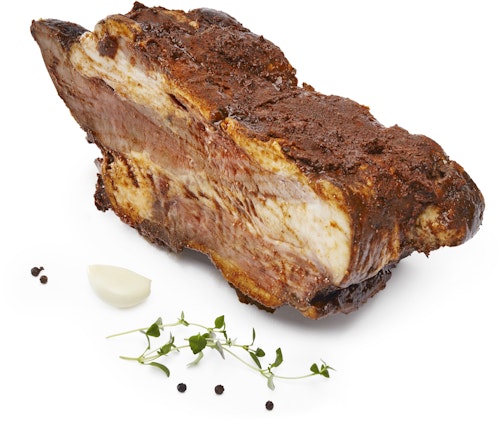 Bilde: © Strøm-Larsen / Kolonial.no Strøm-Larsen Smoked Brisket Texas Style, 1 kg