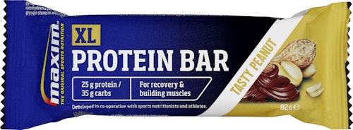 Bilde: © Maxim / Kolonial.no Maxim Maxim XL Peanut Proteinbar, 82 g