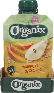 Semper Organix Mango, Pære & Granola Fra 6 mnd
