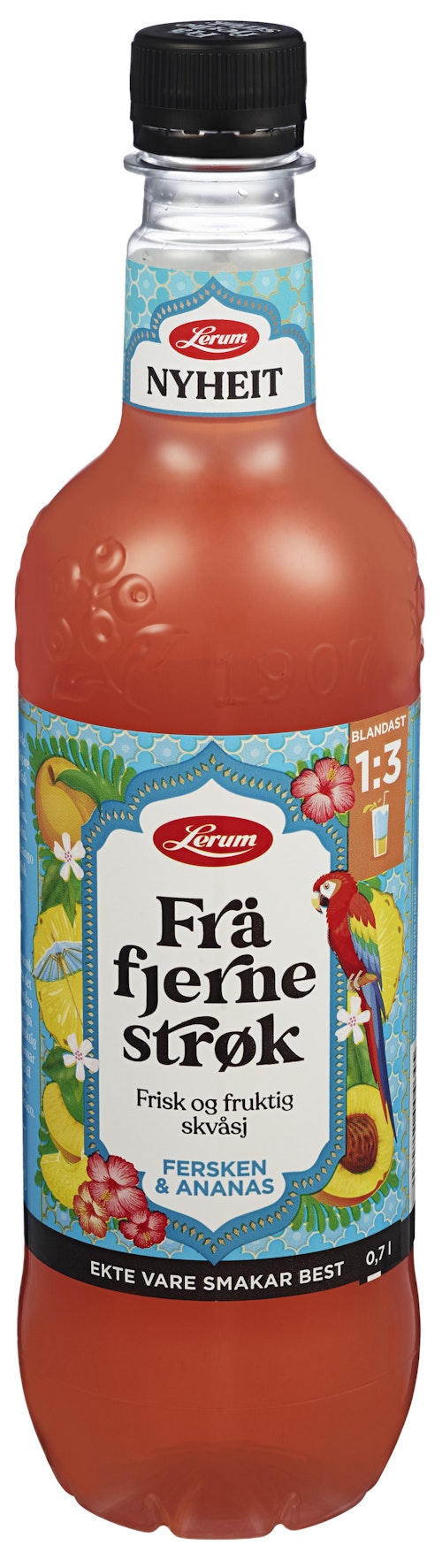 Bilde: © Lerum / Oda Lerum Fersken-ananas Squash 0,7 l