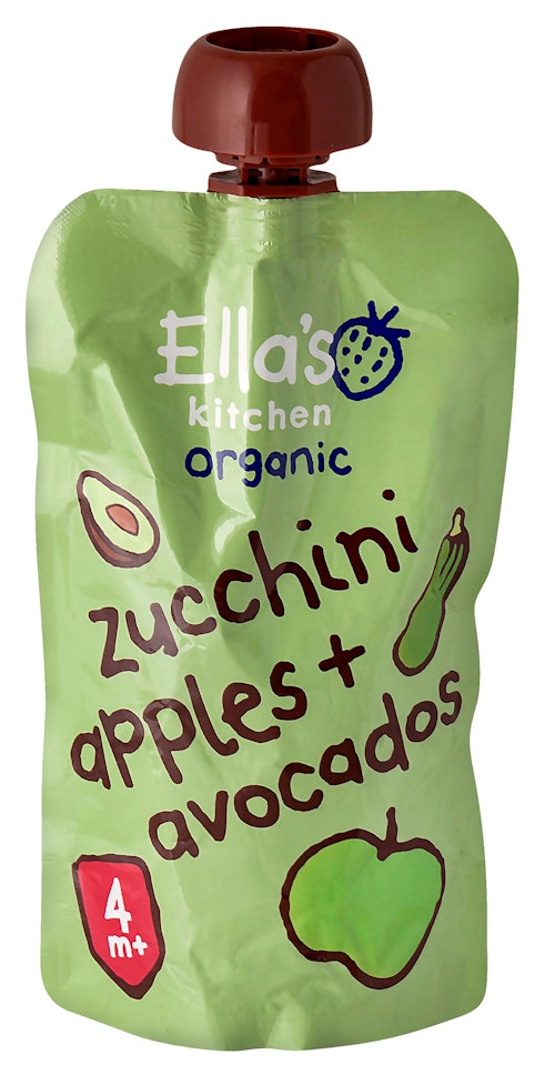 Bilde: © Ella's Kitchen / Kolonial.no Ella's Kitchen Squash Eple + Avokado Fra 4 mnd, 120 g