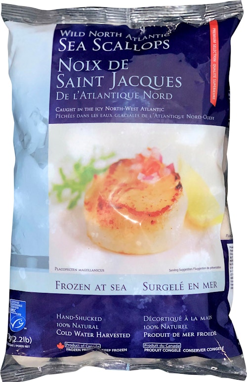 Bilde: © Ocean Choice / Oda Ocean Choice Sjøfrosne Kamskjell Str 20/30, 920 g