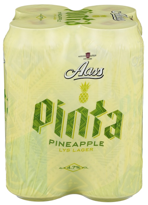Bilde: © Pinta / Oda Pinta Aass Pinta Fruktøl Ananas 4 x 0,5l