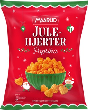 Bilde: © Maarud / Oda Maarud Maarud Julehjerter Paprika 120 g