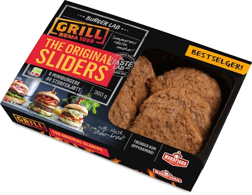 Bilde: © Nordfjord / Kolonial.no Nordfjord Miniburger Sliders av Storfe 0,36 kg