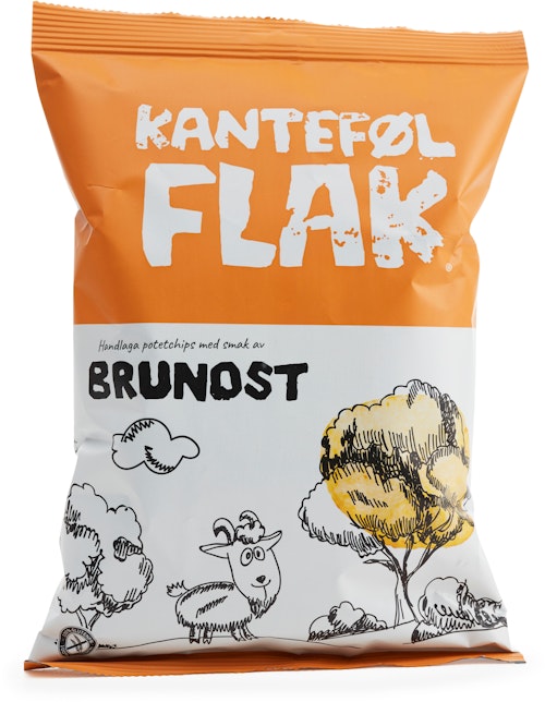 Bilde: © Kanteføl / Oda Kanteføl Potetchips Med Brunost 150 g