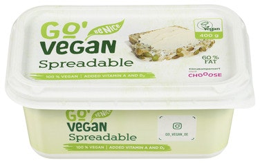 Bilde: © Go Vegan / Oda Go Vegan Go' Vegan Plantemargarin 400 g