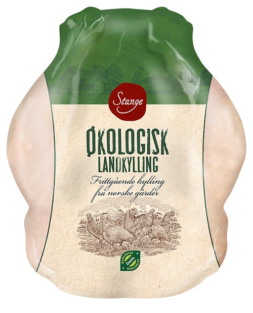 Bilde: © Stanges Gårdsprodukter / Kolonial.no Stanges Gårdsprodukter Hel Landkylling Økologisk, ca. 2,9 kg