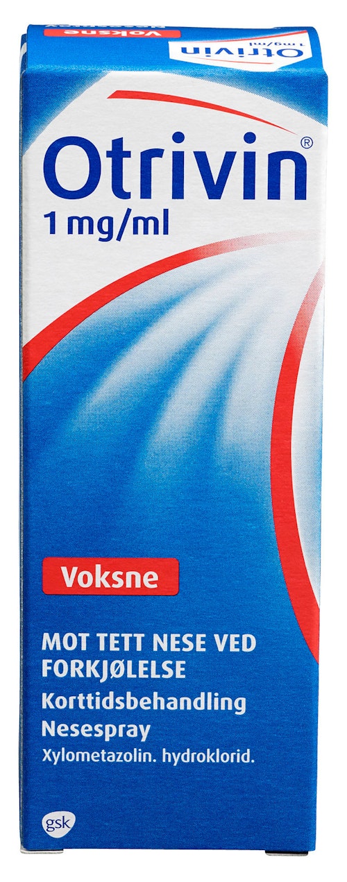 Bilde: © Otrivin / Kolonial.no Otrivin Otrivin Nesespray Voksen 1mg, 10 ml