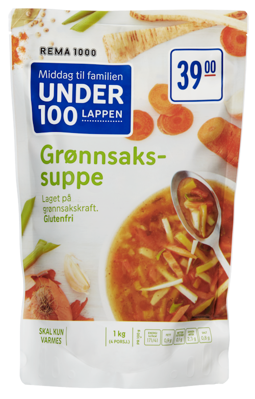 Bilde: © REMA 1000 / Oda REMA 1000 Grønnsaksuppe 1 l