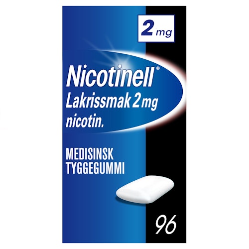 Bilde: © Nicotinell / Oda Nicotinell Nicotinell Lakris 2 mg, 96 stk