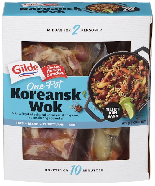 Bilde: © Gilde / Oda Gilde One Pot Koreansk Wok 675 g