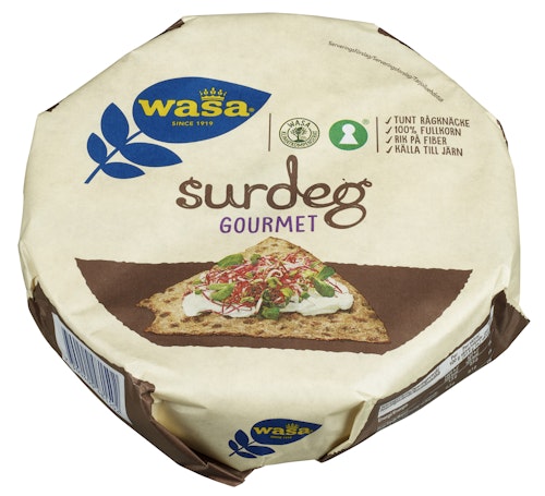 Bilde: © Wasa / Kolonial.no Wasa Surdeg Gourmet 300 g