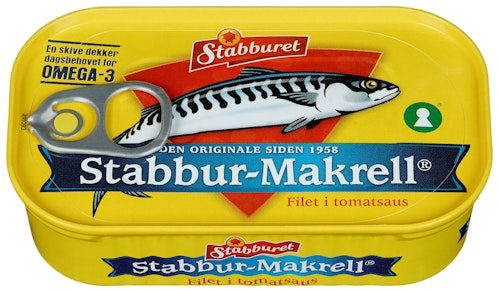 Bilde: © Stabburet / Oda Stabburet Stabbur-Makrell I Tomat 110 g