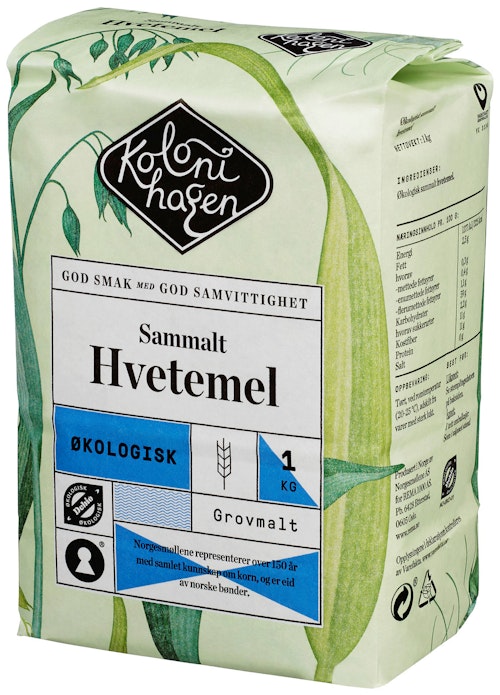 Bilde: © Kolonihagen / Oda Kolonihagen Hvetemel Sammalt Økologisk