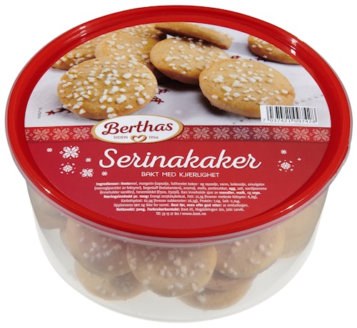 Bilde: © Berthas / Kolonial.no Berthas Serinakaker 300 g