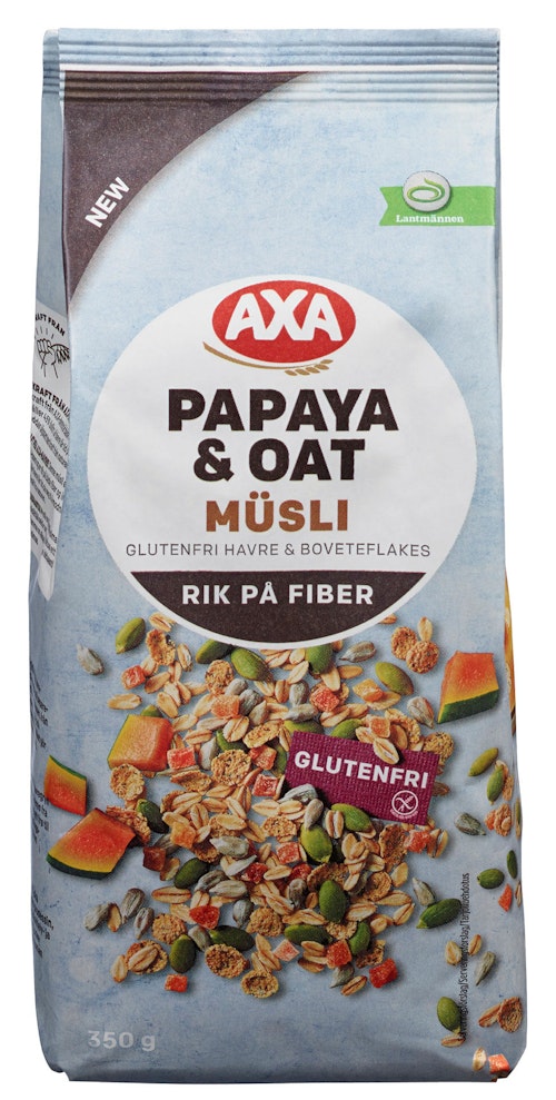 Bilde: © AXA / Oda AXA Müsli Papaya Glutenfri