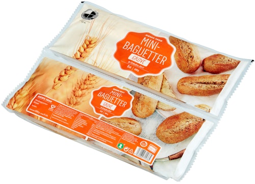 Bilde: © REMA 1000 / Kolonial.no REMA 1000 Minibaguetter Grove 8x75g, 600 g