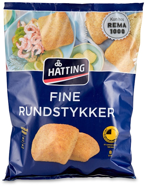 Bilde: © Hatting / Kolonial.no Hatting Fine Rundstykker 480 g