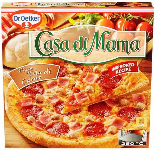 Bilde: © Dr. Oetker / Oda Dr. Oetker Casa di Mama Trio di Carne 405 g