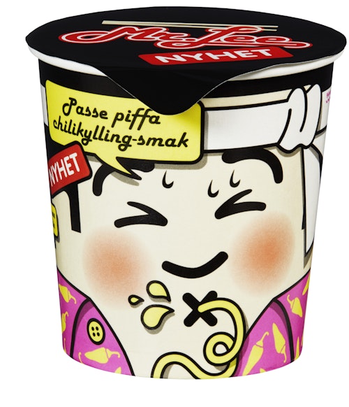 Bilde: © Mr. Lee / Oda Mr. Lee Chilikyllingsmak Kopp Nudler