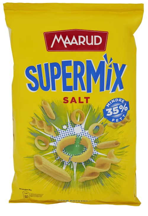 Bilde: © Maarud / Kolonial.no Maarud Supermix Salt 135 g