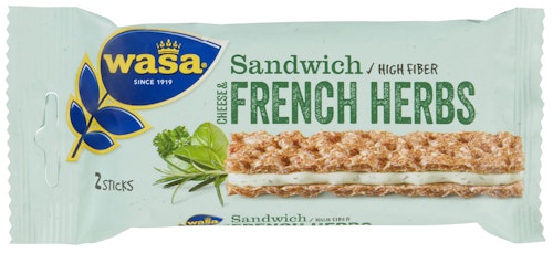 Bilde: © Wasa / Kolonial.no Wasa Sandwich French Herbs 30 g