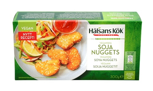 Bilde: © Hälsans Kök / Kolonial.no Hälsans Kök Veganske Soya Nuggets 300 g