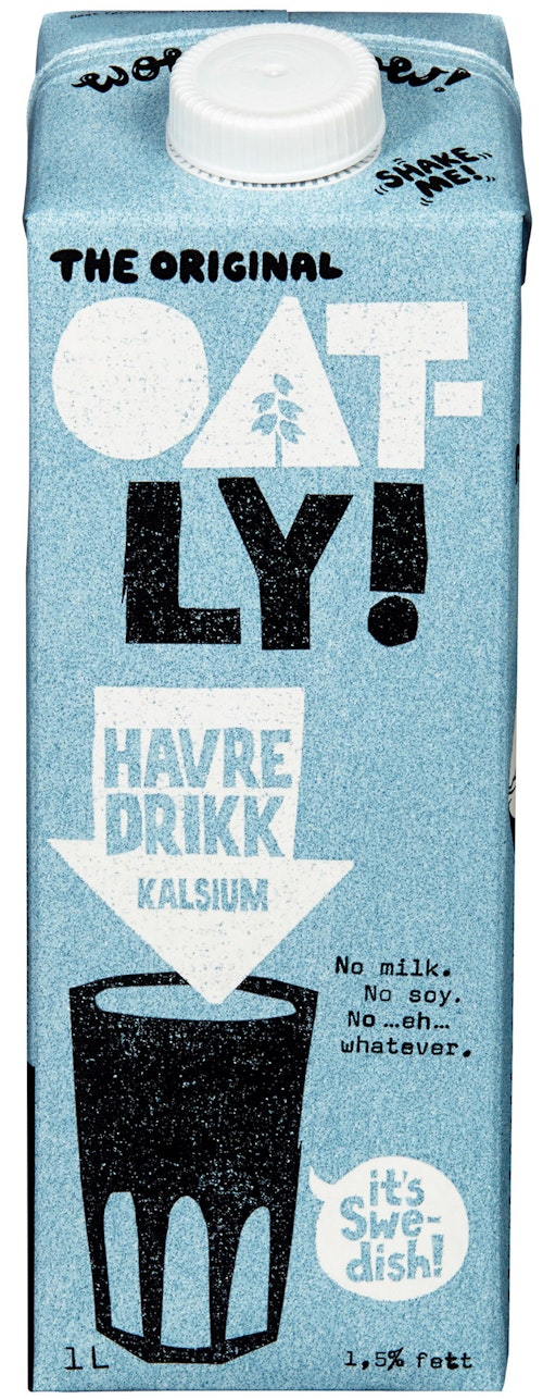 Bilde: © Oatly / Kolonial.no Oatly Havredrikk Kalsium 1 l