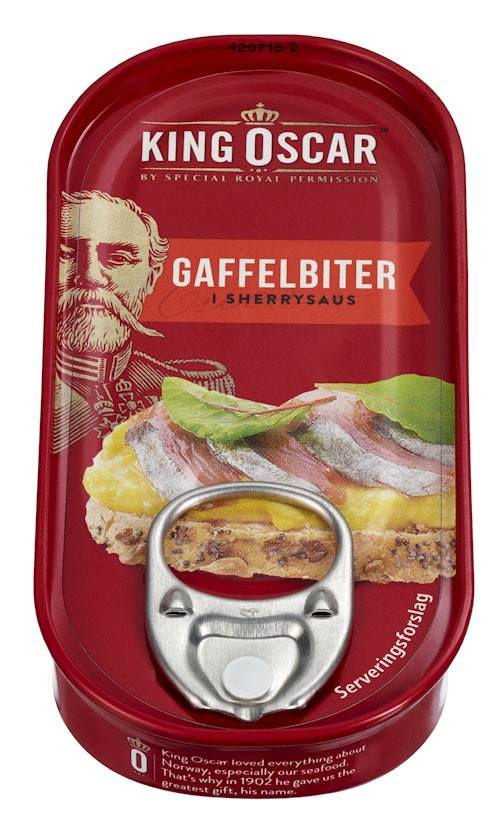 Bilde: © King Oscar / Oda King Oscar Gaffelbiter i Sherrysaus 50 g