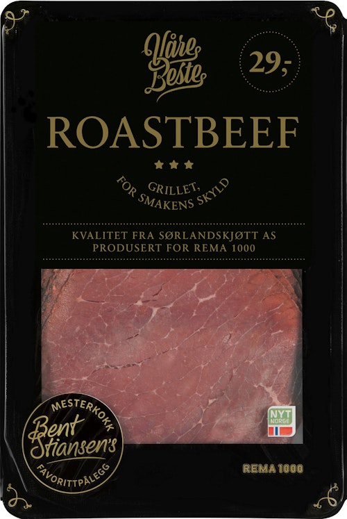Bilde: © REMA 1000 / Kolonial.no REMA 1000 Roastbeef 100 g