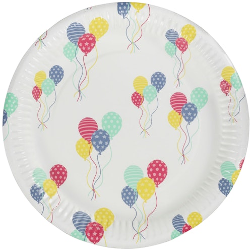 Bilde: © REMA 1000 / Oda REMA 1000 Papptallerken Bursdag Assortert 22 cm, 8 stk