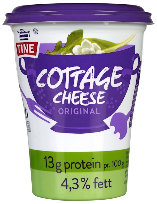 Bilde: © Tine / Kolonial.no Tine Cottage Cheese Original, 400 g