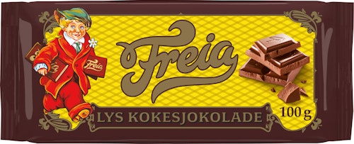 Bilde: © Freia / Oda Freia Lys Kokesjokolade 100 g