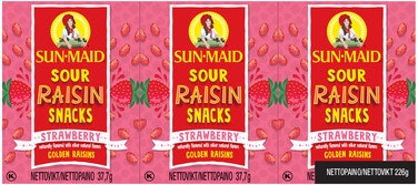 Sun·Maid Rosiner Sour Strawberry 6 x 37,7g