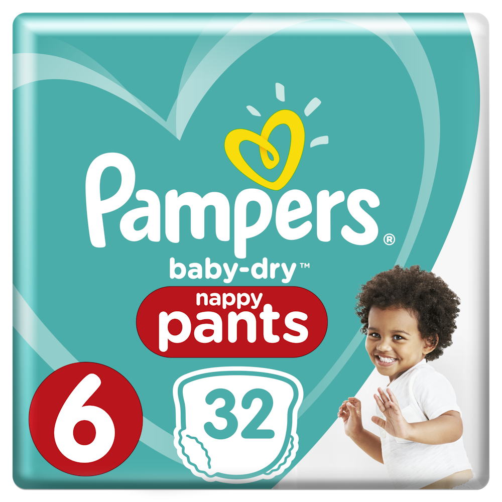 Pampers Bleie Baby Dry Pants Str.6 15+kg