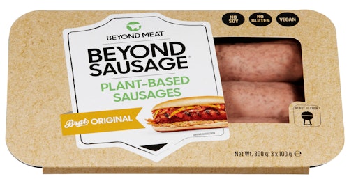 Bilde: © Beyond Meat / Kolonial.no Beyond Meat Beyond Sausage Bratwurst 2 stk