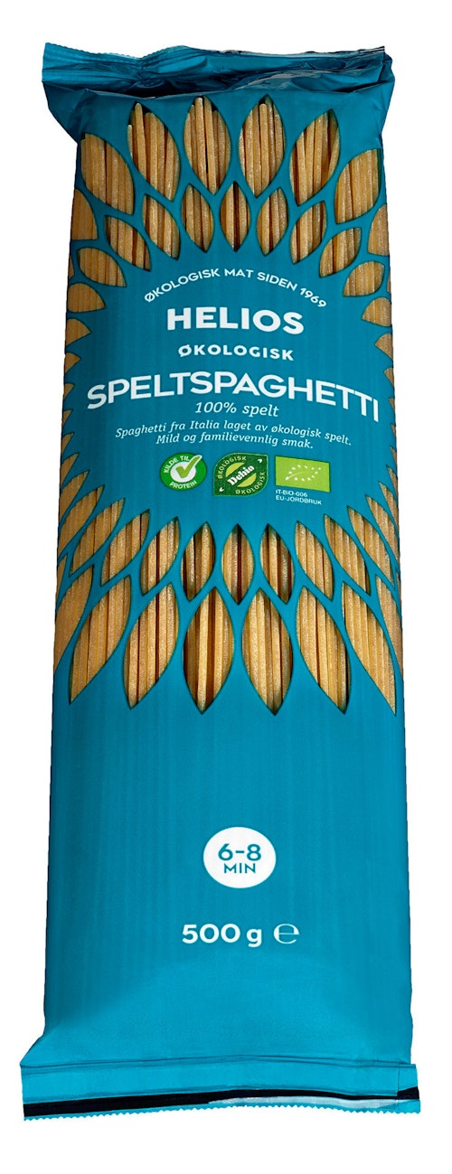 Bilde: © Helios / Kolonial.no Helios Speltspagetti Økologisk, 500 g