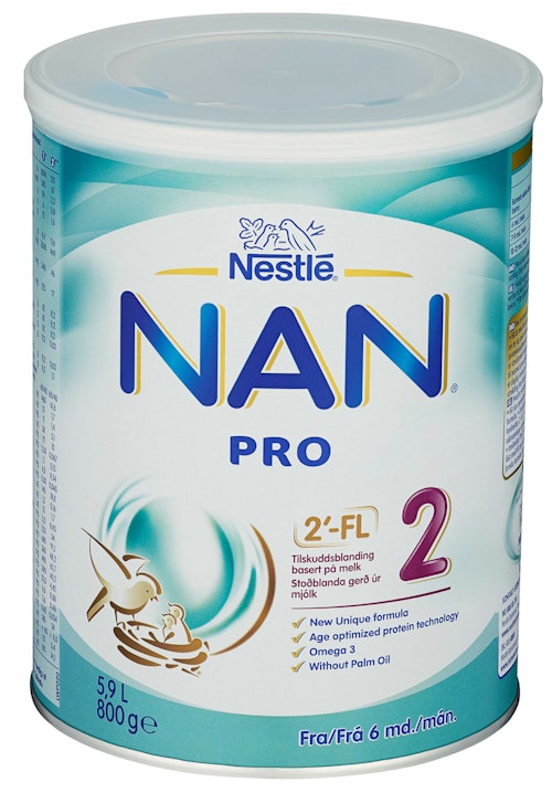 Bilde: © Nestlé / Oda Nestlé NAN Pro 2 Fra 6 mnd, 800 g
