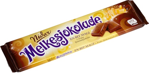 Bilde: © Nidar / Oda Nidar Melkesjokolade 180 g