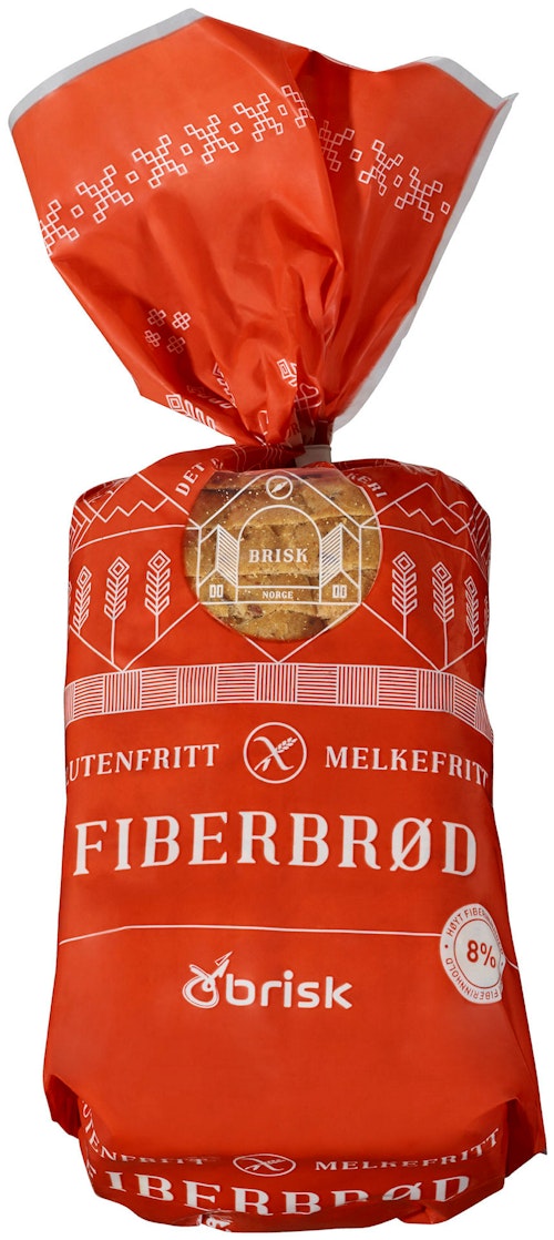 Bilde: © Brisk / Oda Brisk Glutenfri Fiberbrød 600 g