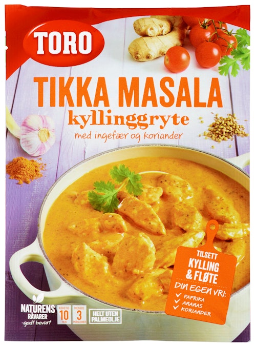 Bilde: © Toro / Kolonial.no Toro Indisk gryte 89 g