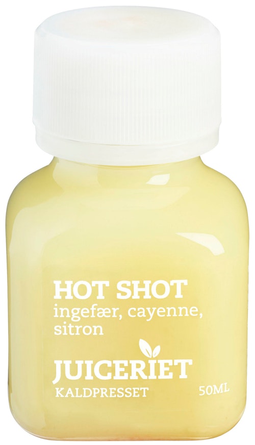 Bilde: © Juiceriet / Kolonial.no Juiceriet Hot Shot Ingefær, Cayenne & Sitron, 80 ml