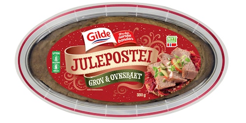 Bilde: © Gilde / Kolonial.no Gilde Julepostei Grov Ovnsbakt, 350 g