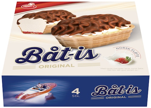 Bilde: © Isbjørn Is / Oda Isbjørn Is Båt-Is 4 stk, 536 ml