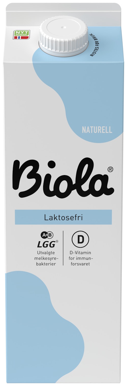 Bilde: © Tine / Oda Tine Biola Syrnet Lettmelk, 1 l
